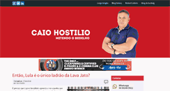 Desktop Screenshot of caiohostilio.com